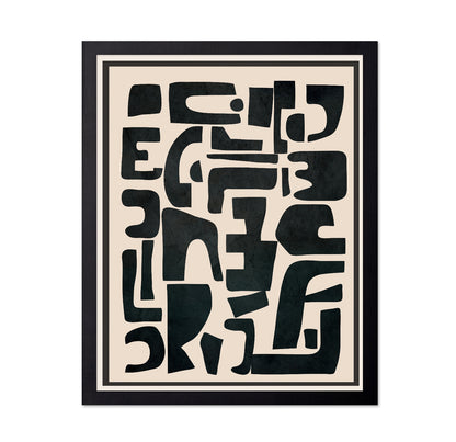Bold Black Abstract