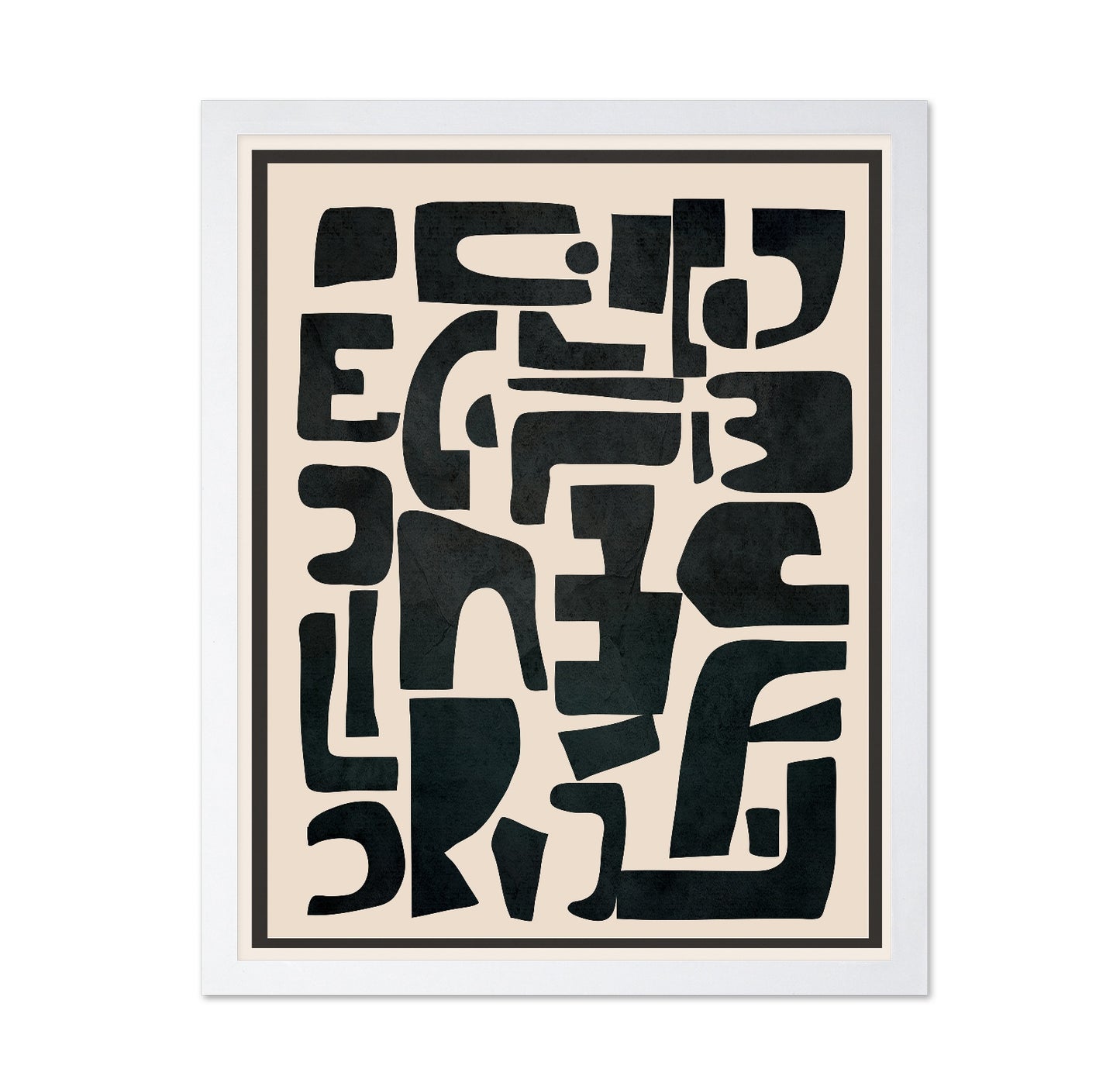 Bold Black Abstract