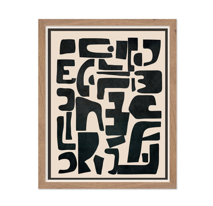 Bold Black Abstract