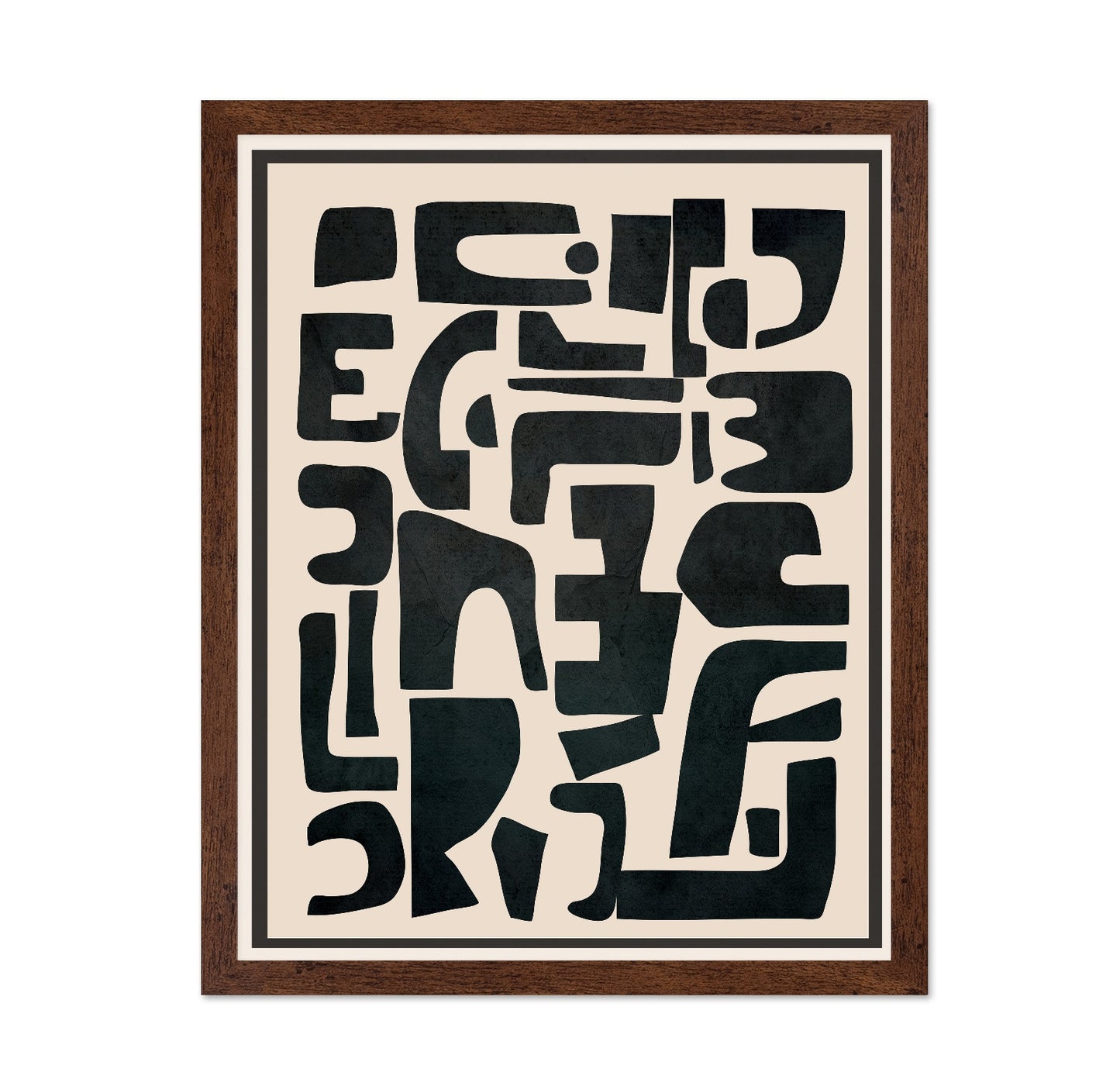 Bold Black Abstract