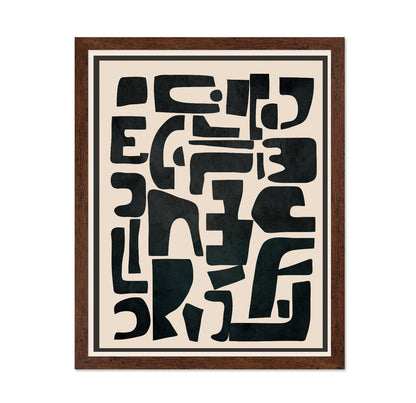 Bold Black Abstract