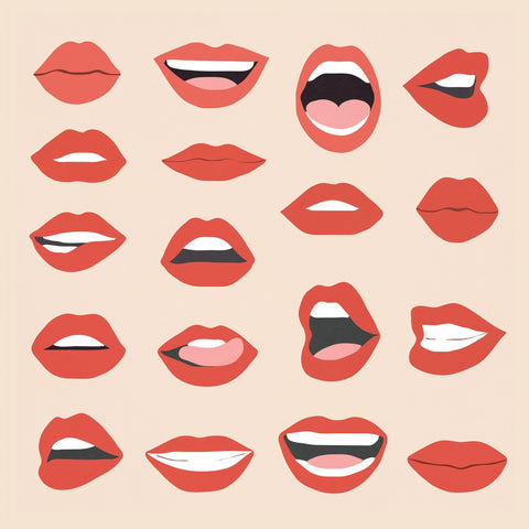 Red Lips Pattern