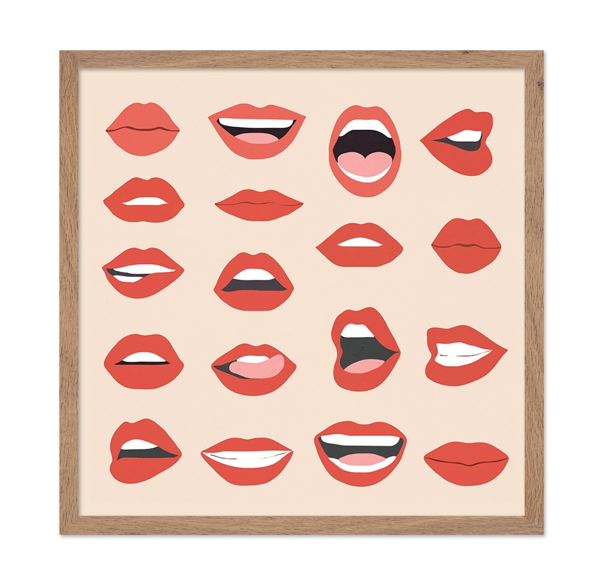 Red Lips Pattern