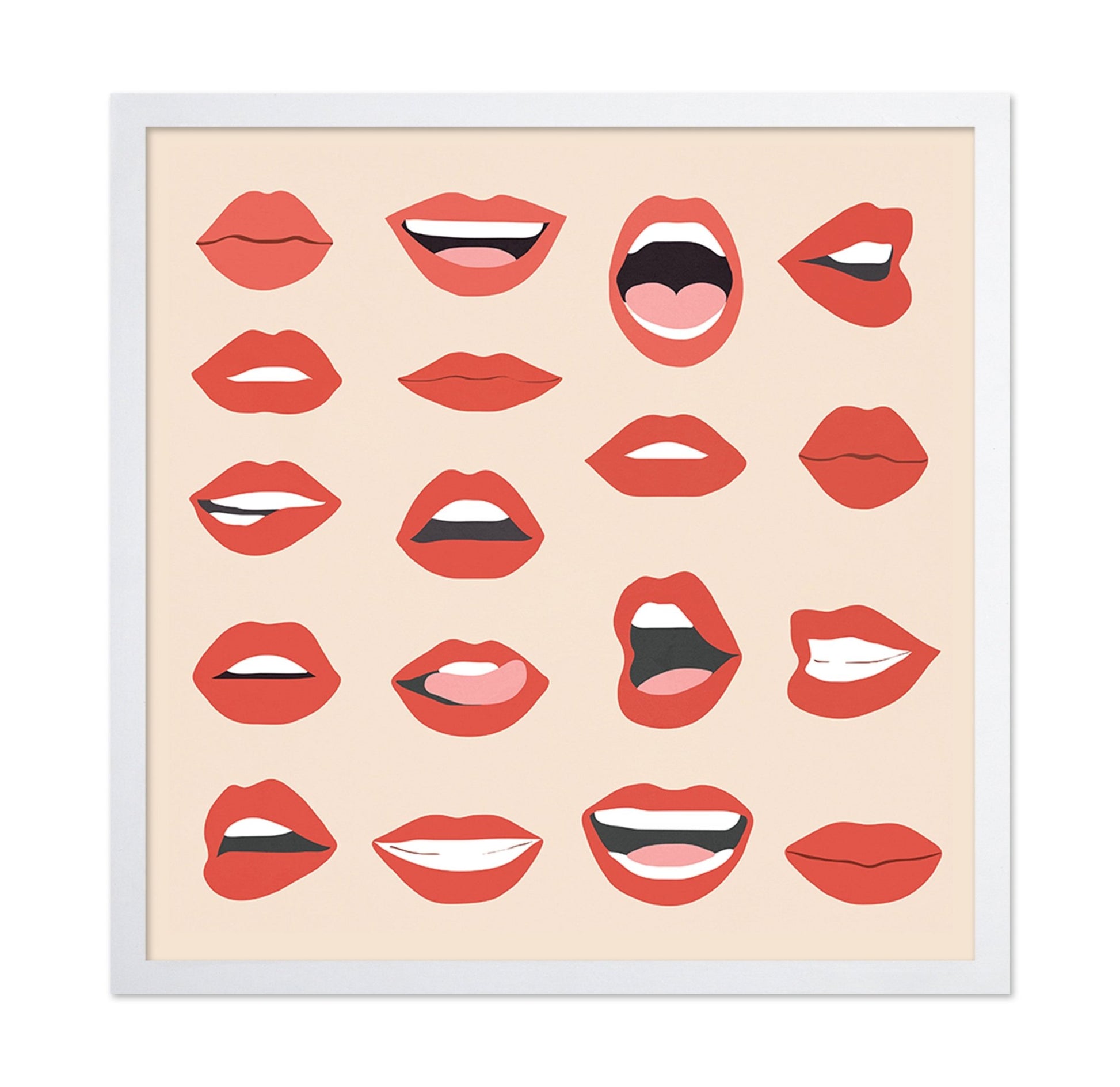 Red Lips Pattern