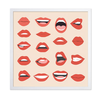Red Lips Pattern