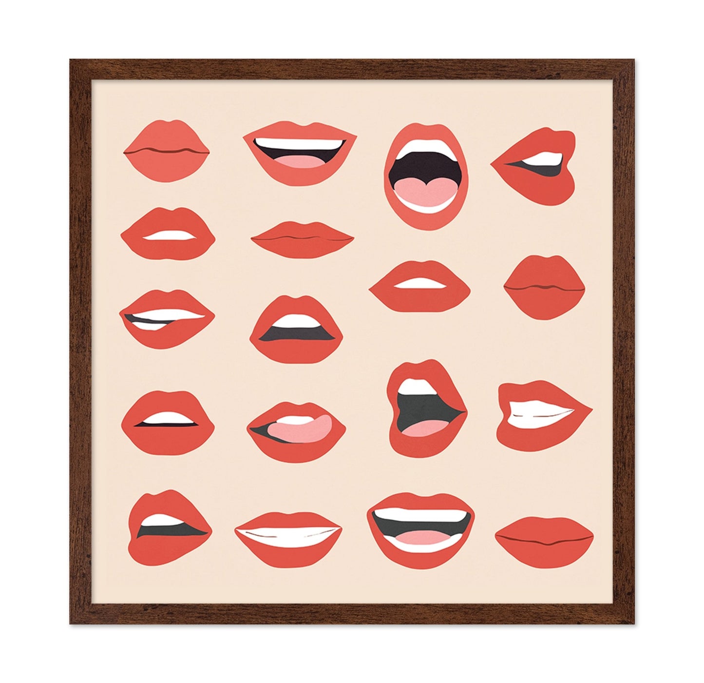 Red Lips Pattern
