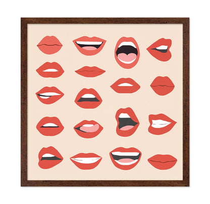 Red Lips Pattern