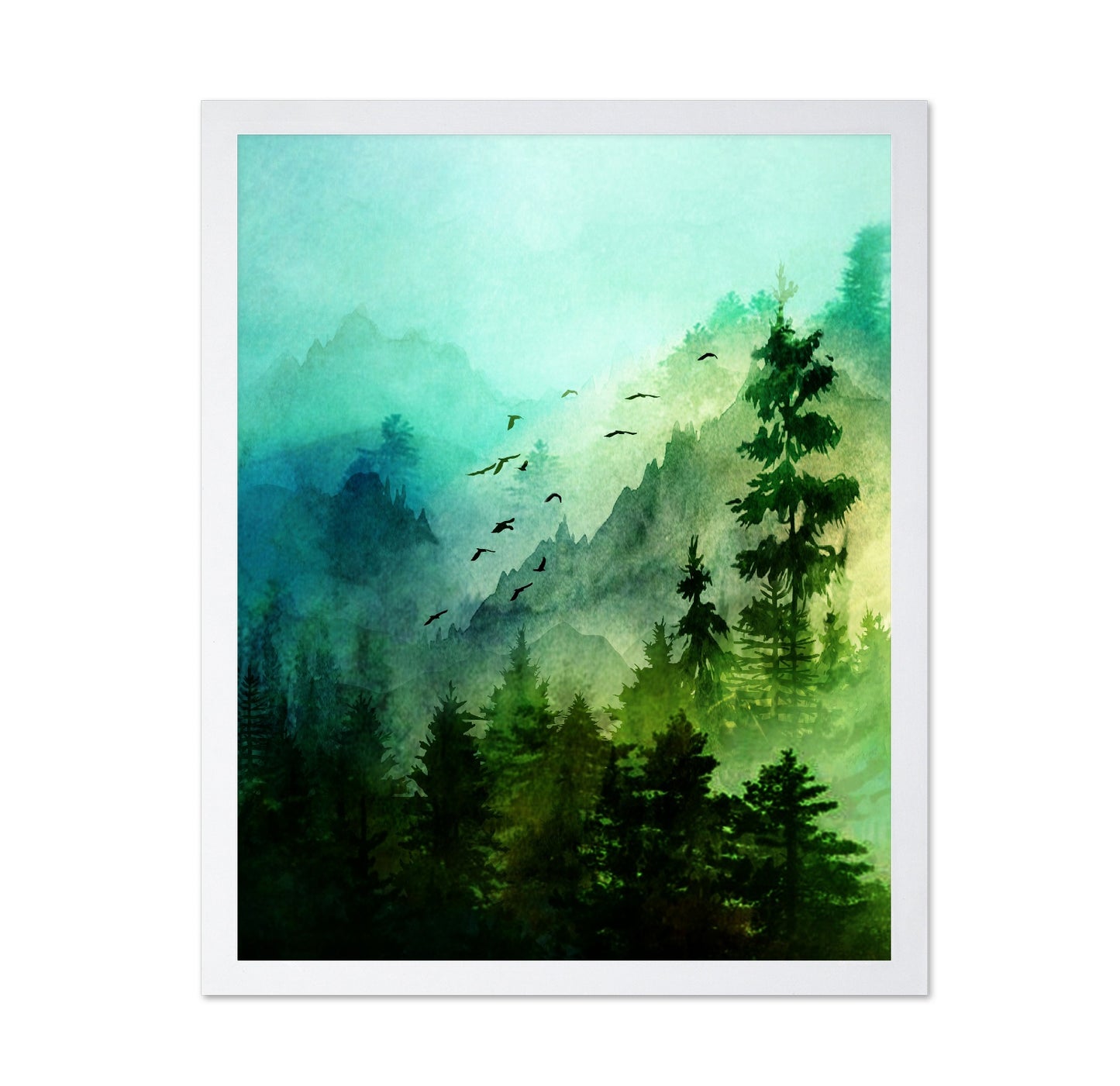 Misty Forest Peaks