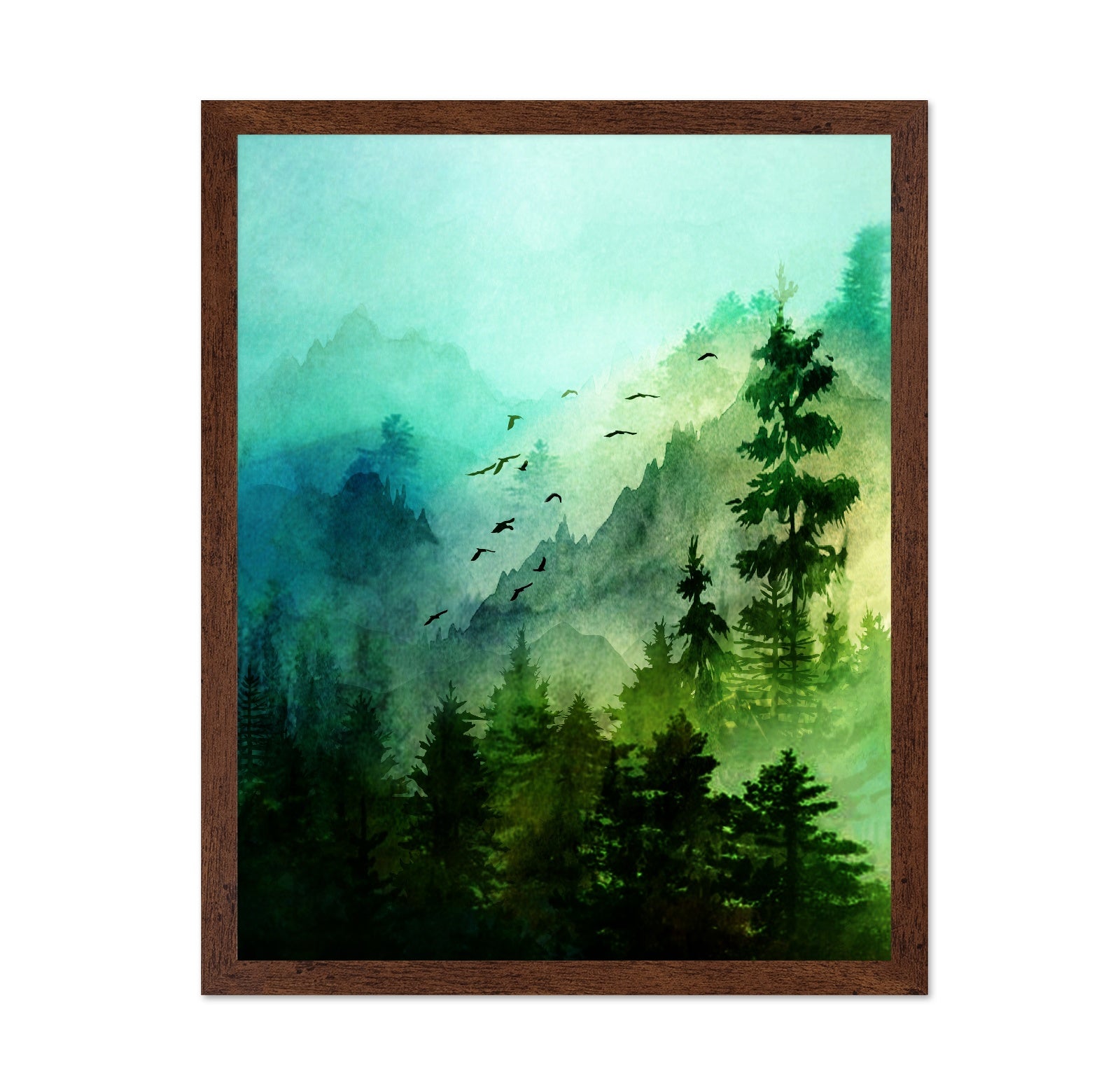 Misty Forest Peaks