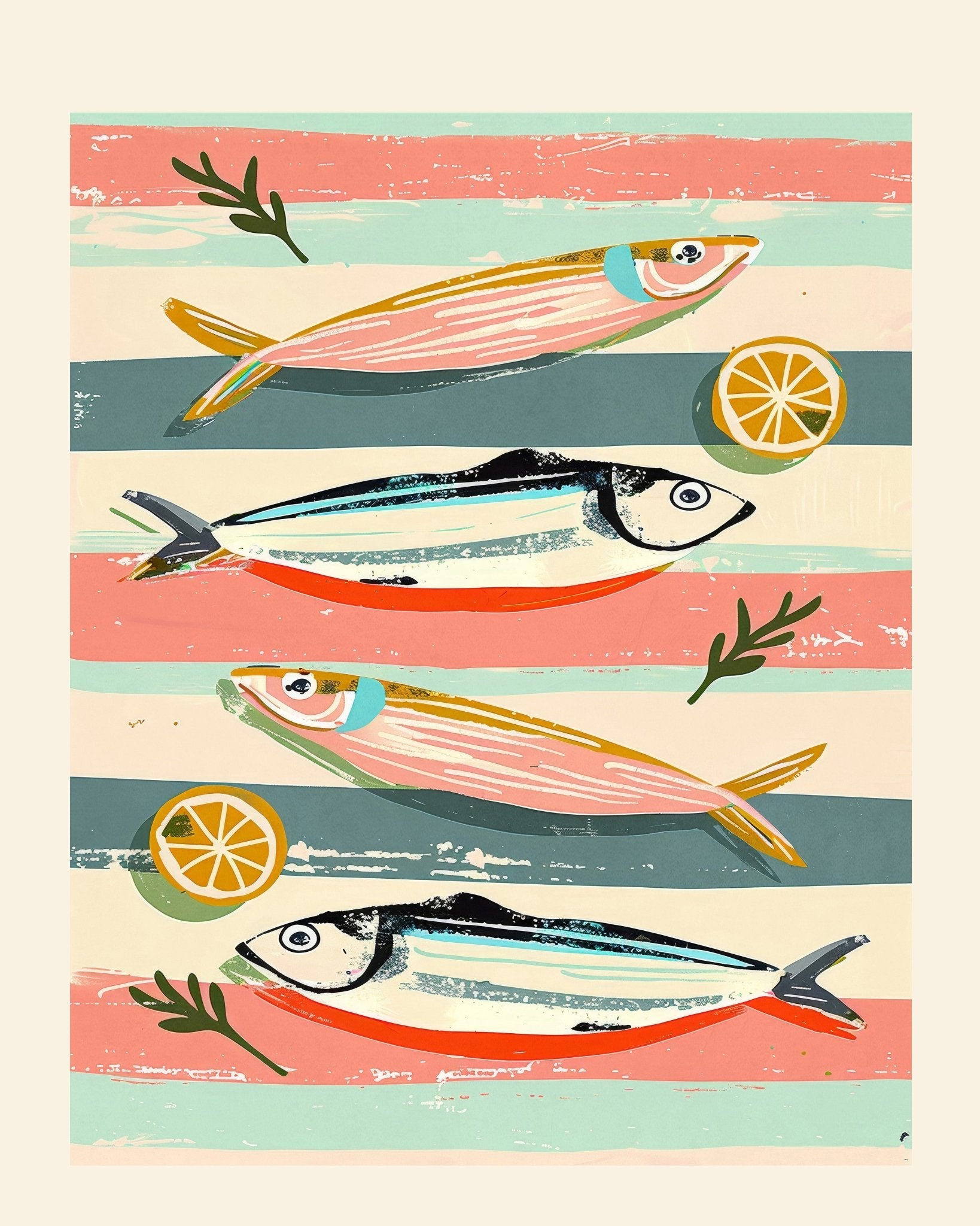 Colorful Fish Pattern No2