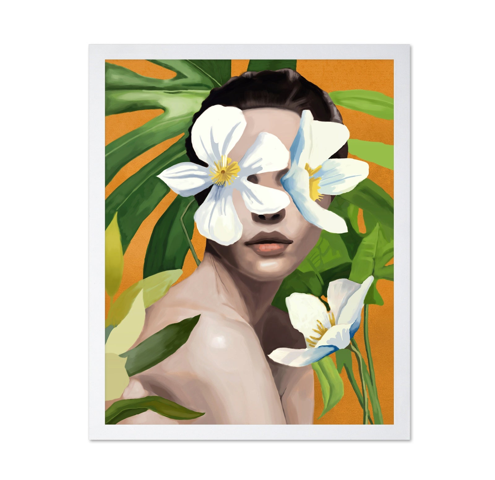 Floral Face Portrait No1