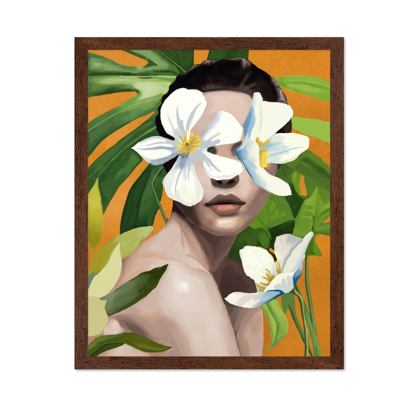Floral Face Portrait No1