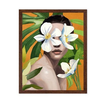 Floral Face Portrait No1