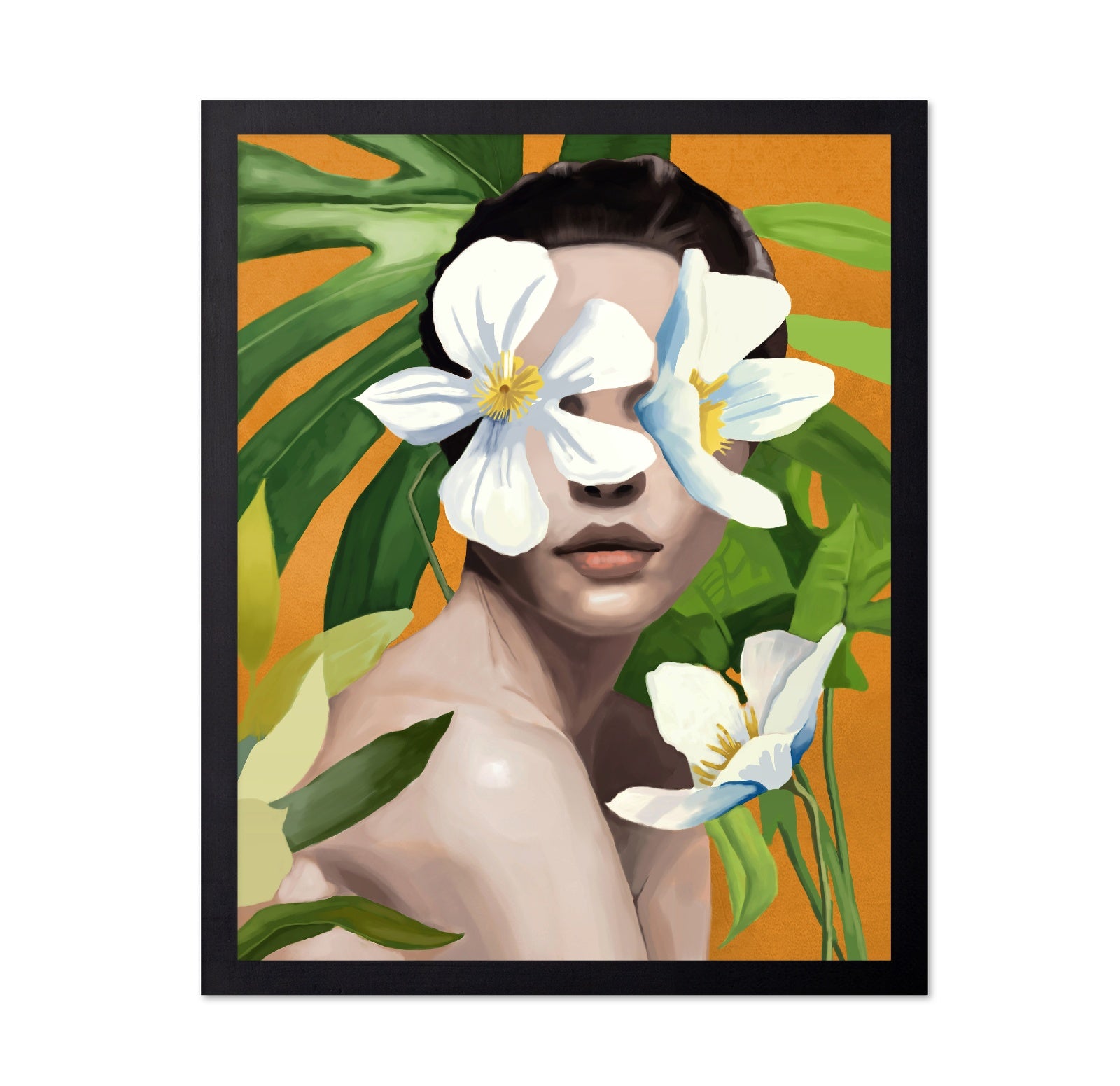 Floral Face Portrait No1