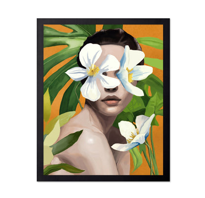 Floral Face Portrait No1