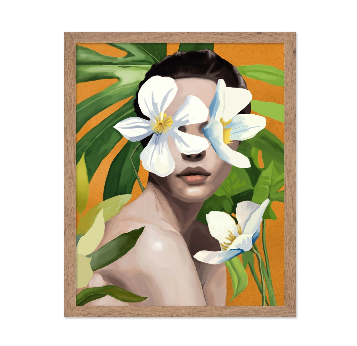 Floral Face Portrait No1