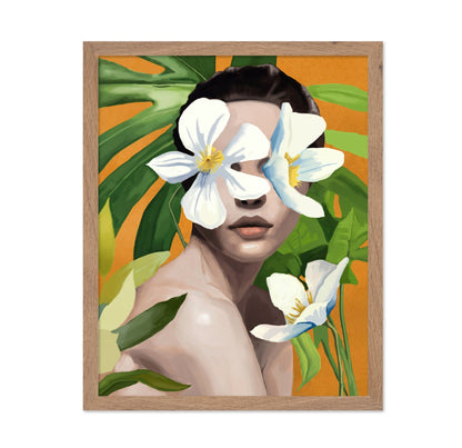 Floral Face Portrait No1