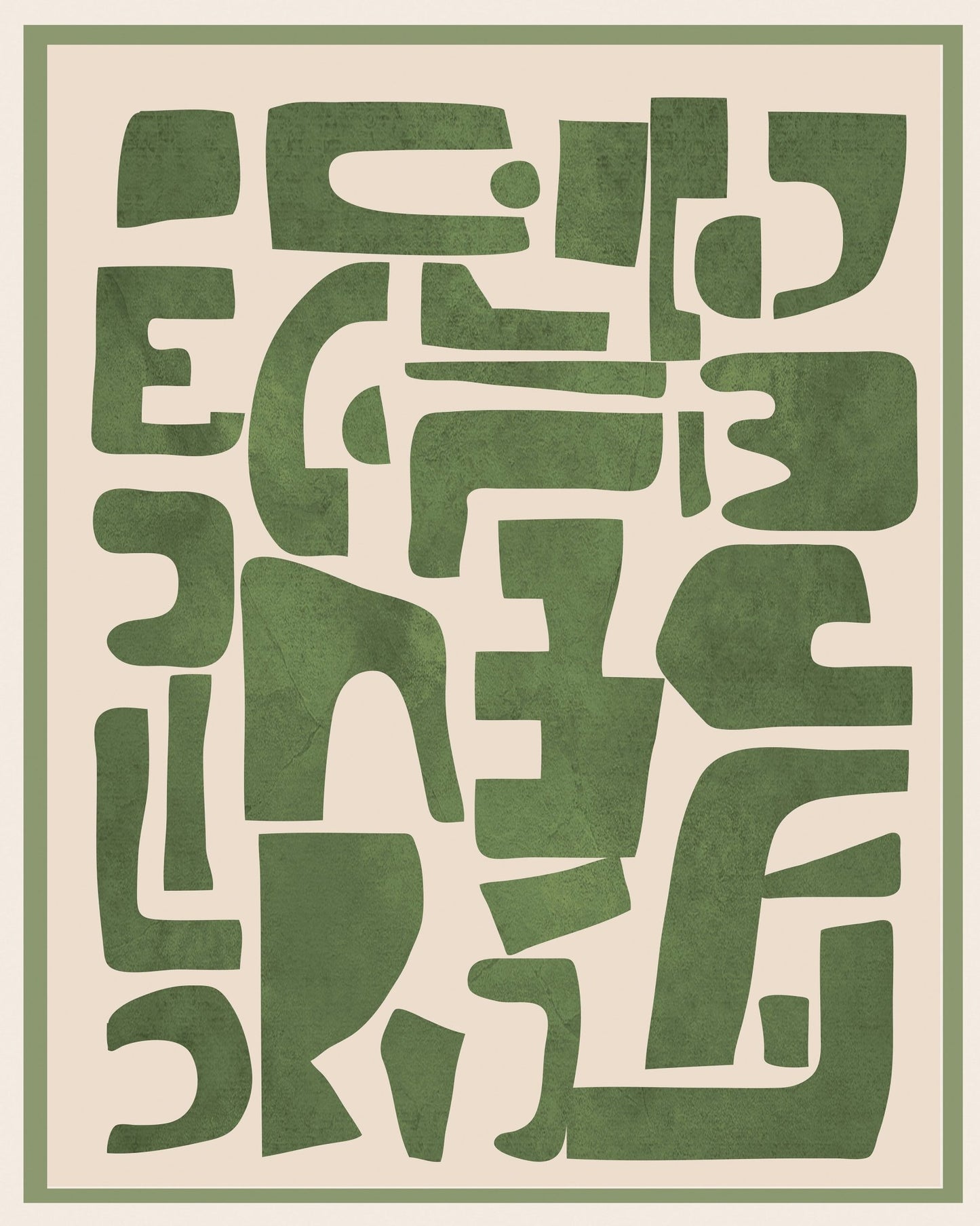 Green Block Pattern