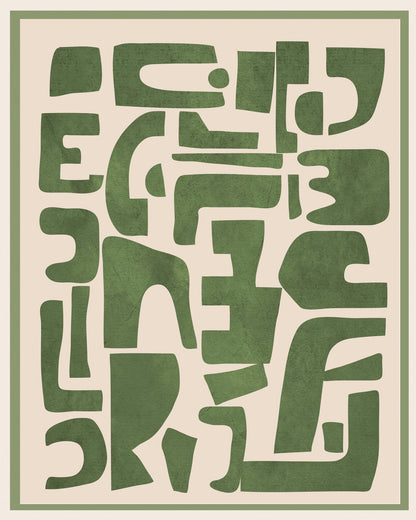 Green Block Pattern