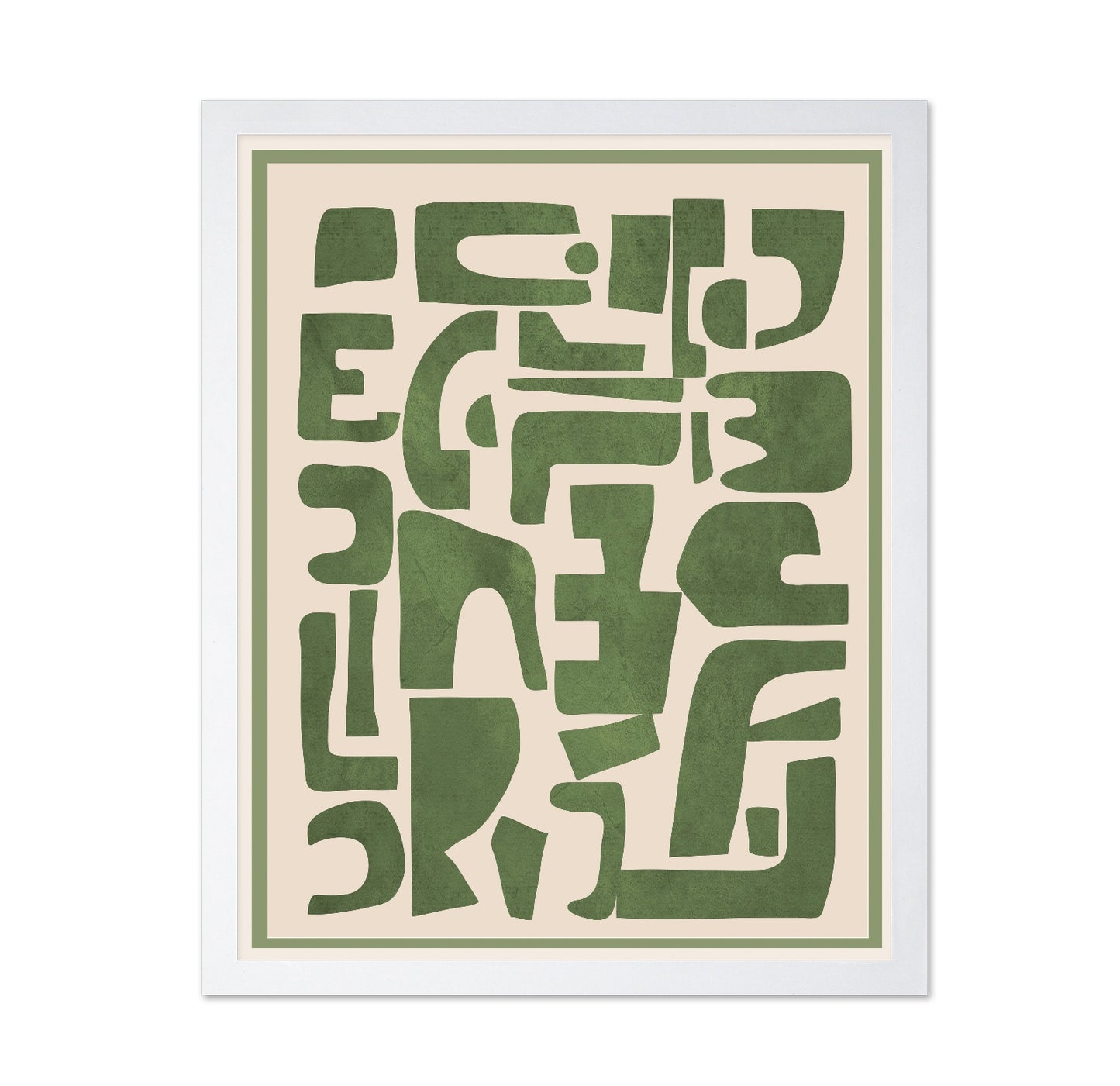 Green Block Pattern