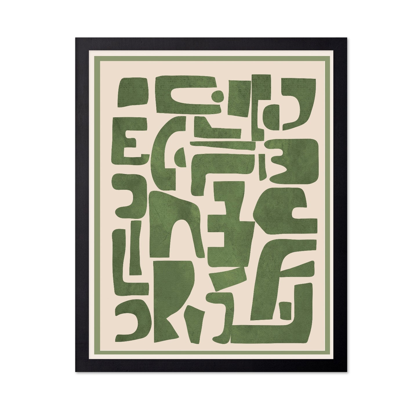 Green Block Pattern