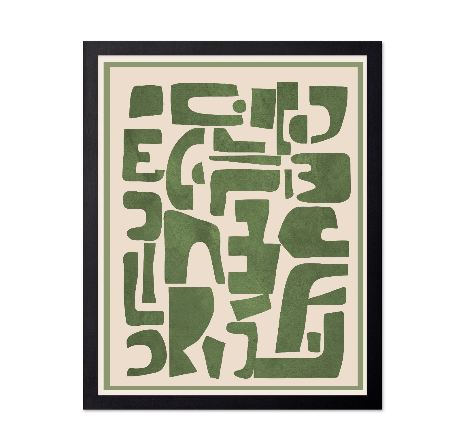 Green Block Pattern