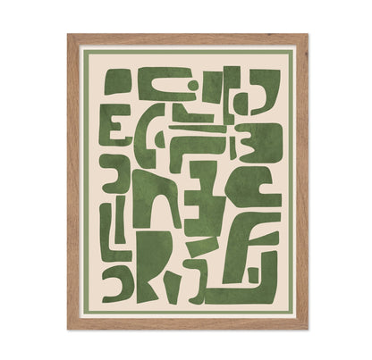 Green Block Pattern