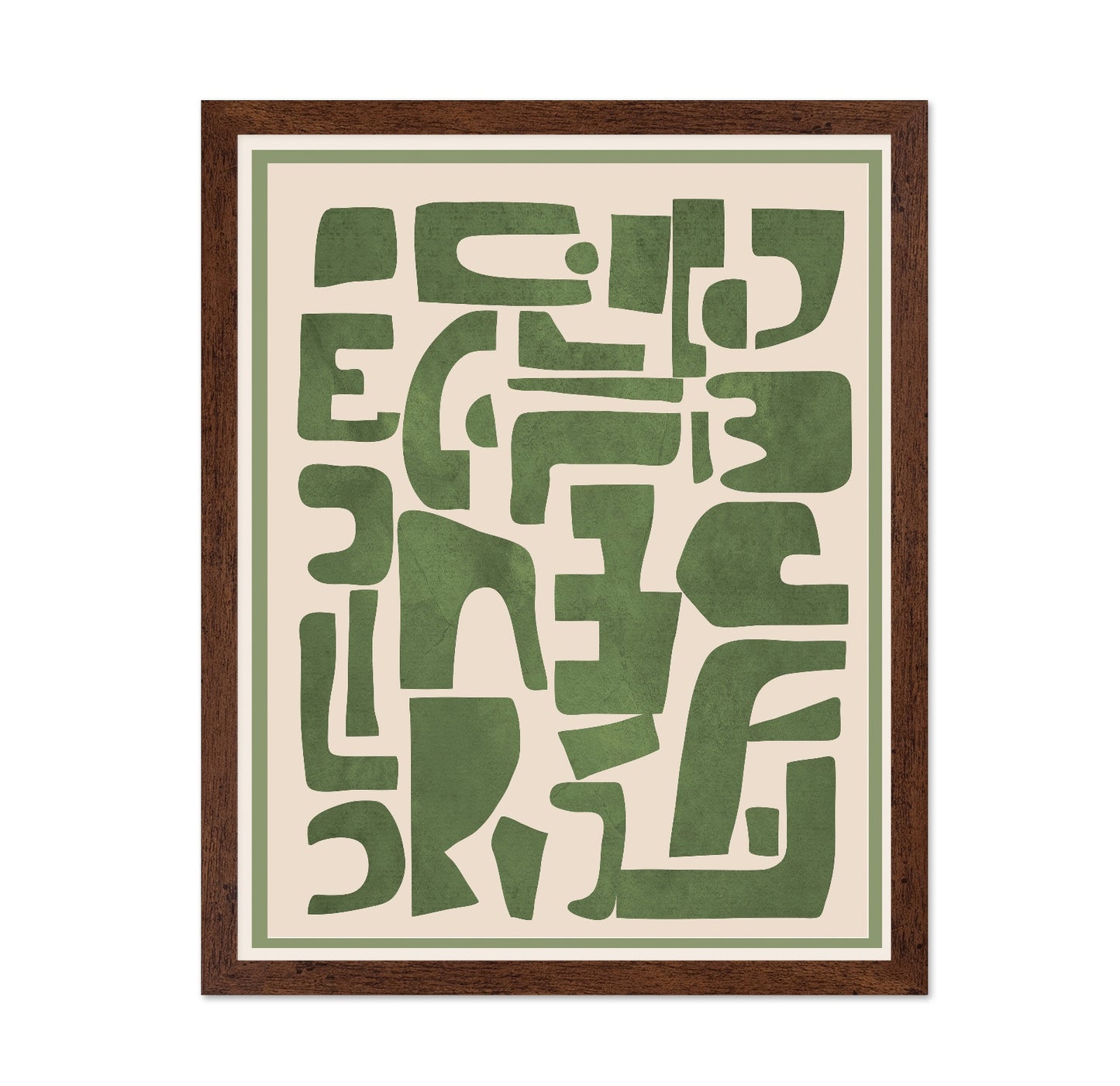 Green Block Pattern