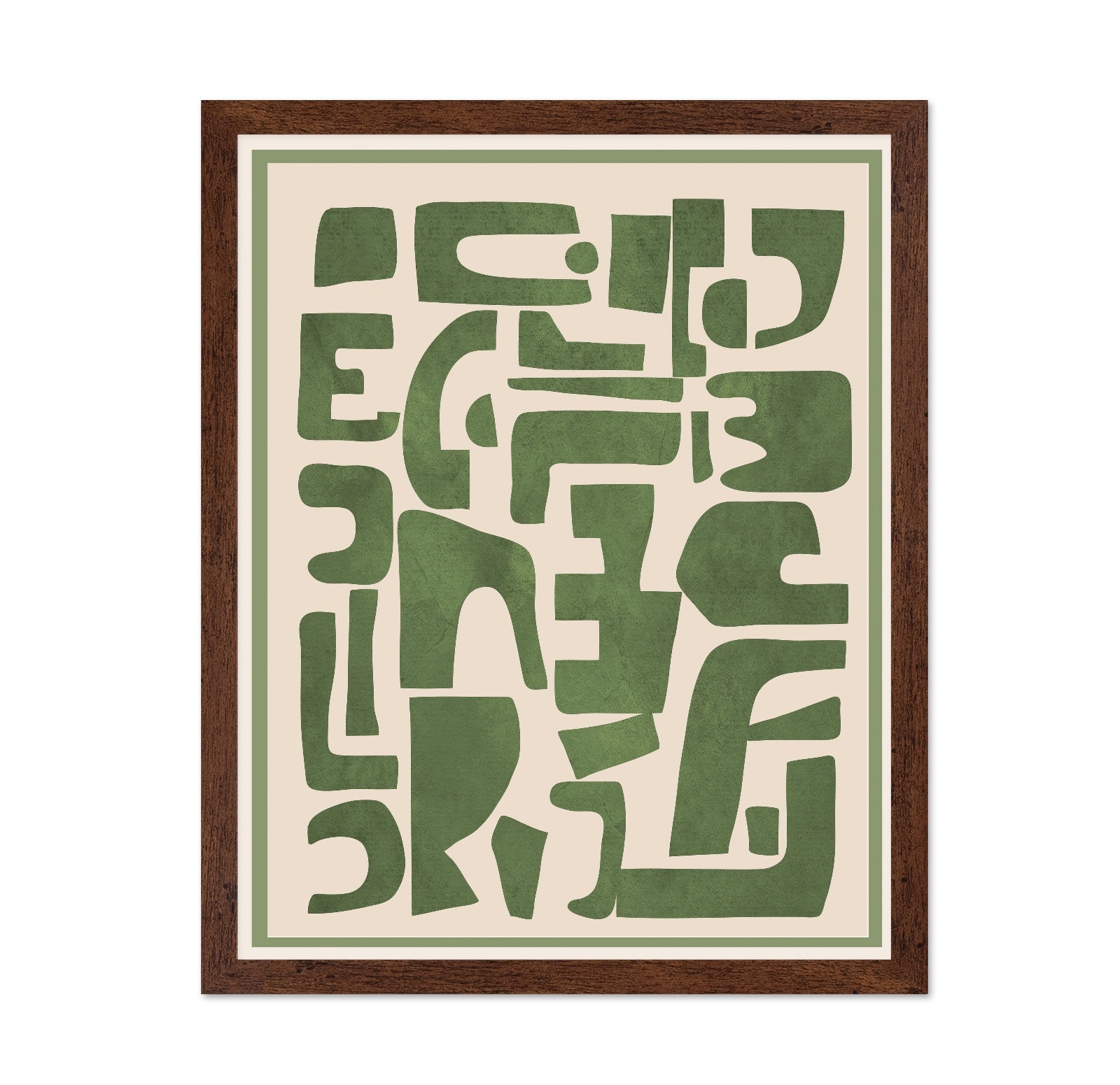 Green Block Pattern