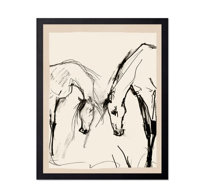 Abstract Horse Sketch