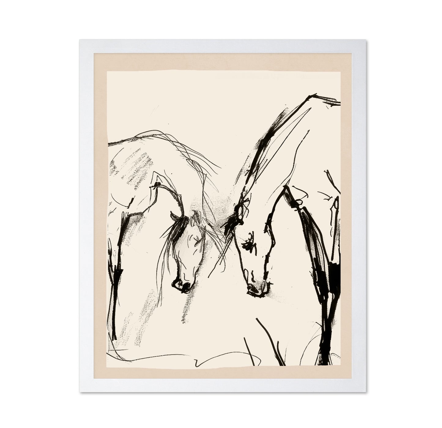 Abstract Horse Sketch
