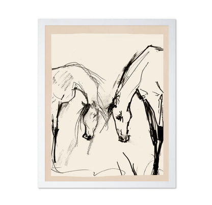 Abstract Horse Sketch
