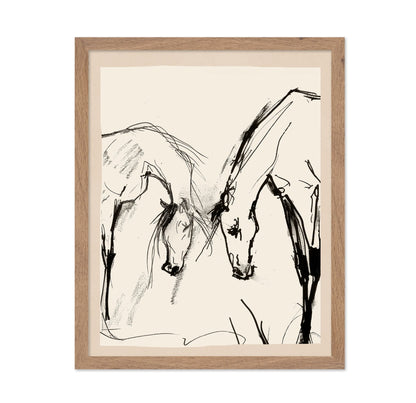 Abstract Horse Sketch