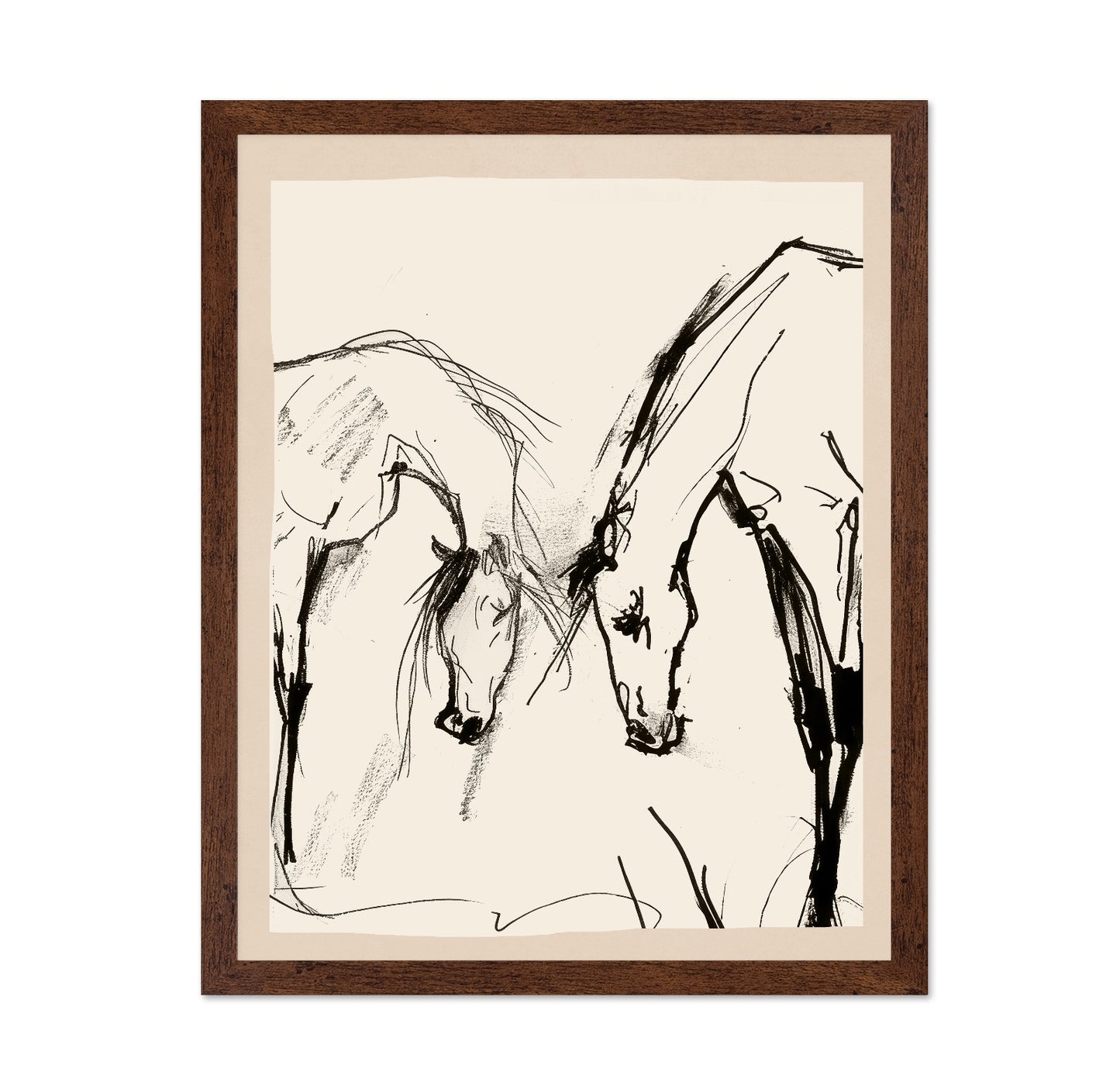 Abstract Horse Sketch