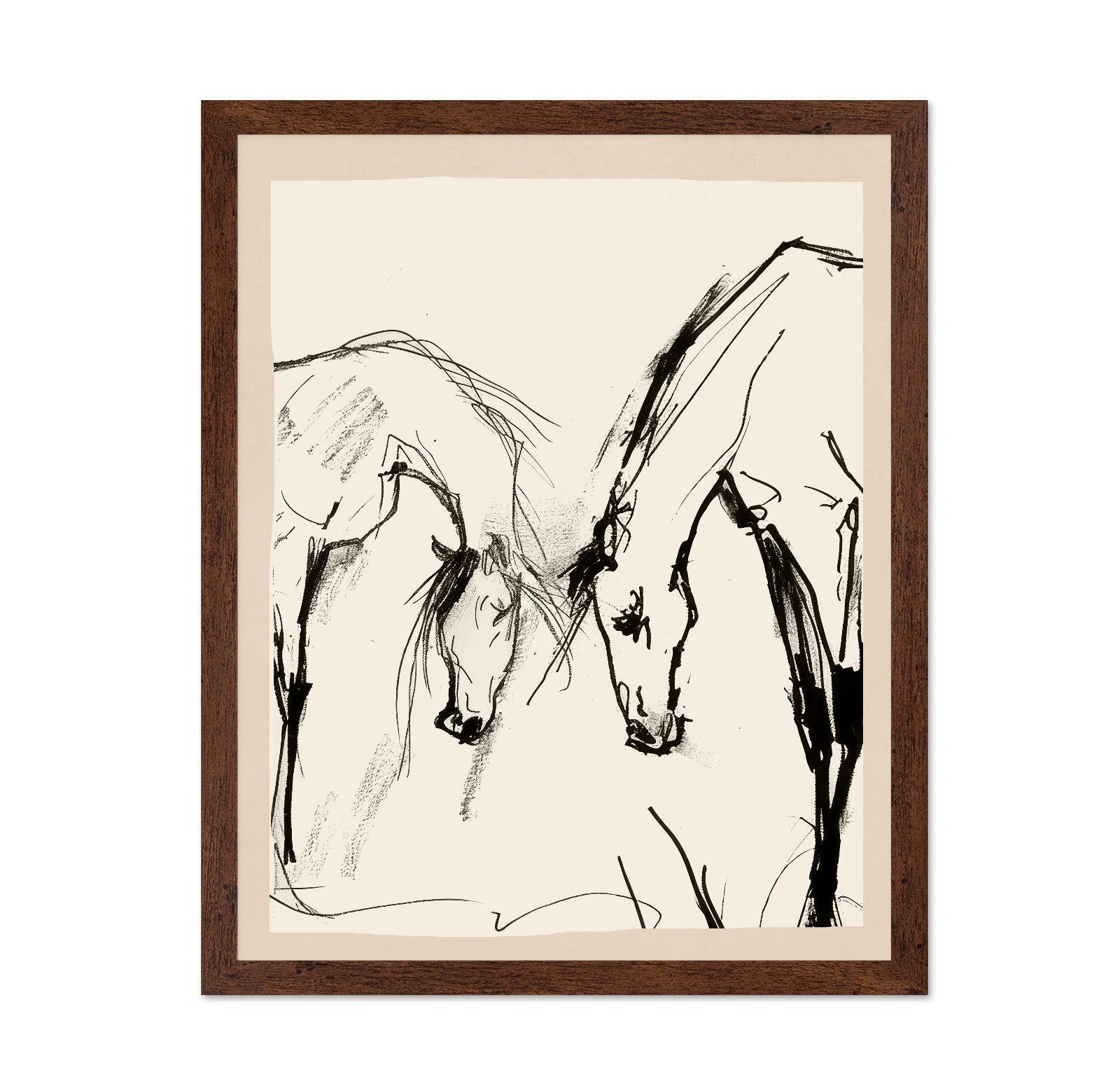 Abstract Horse Sketch