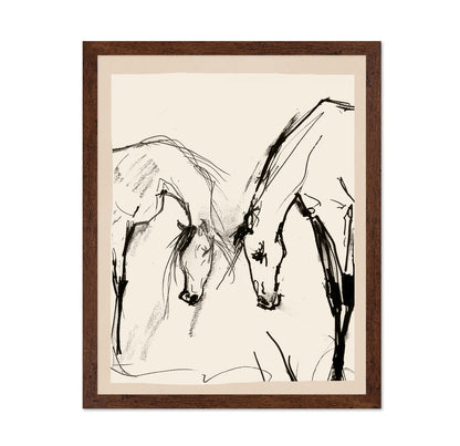 Abstract Horse Sketch