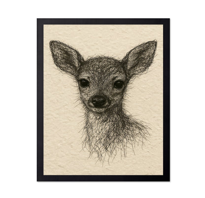 Baby Deer Portrait No2
