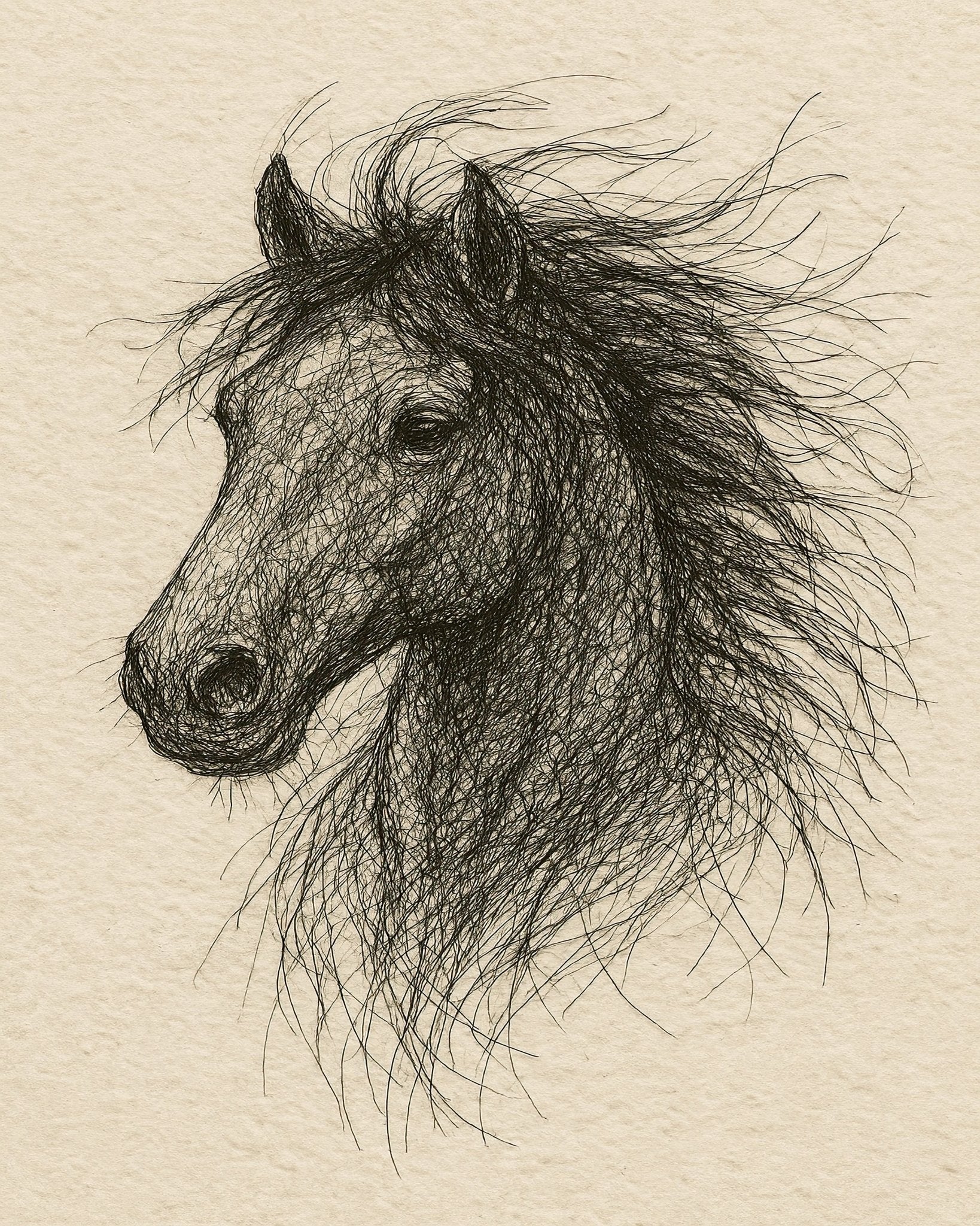 Horse Head Sketch