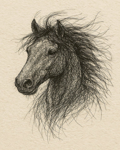 Horse Head Sketch