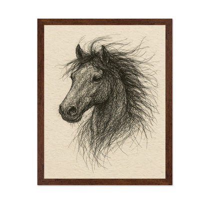 Horse Head Sketch