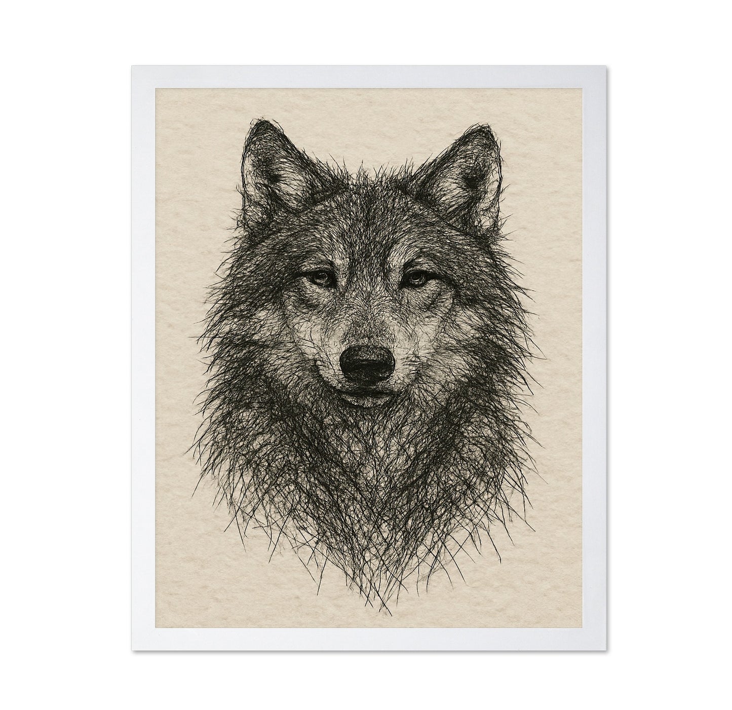 Wild Wolf Portrait