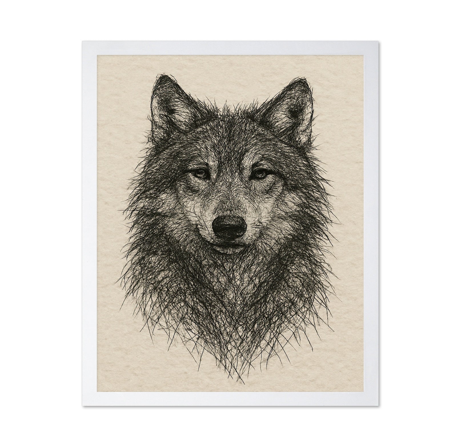 Wild Wolf Portrait