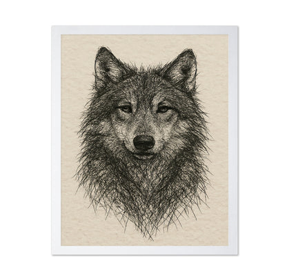Wild Wolf Portrait