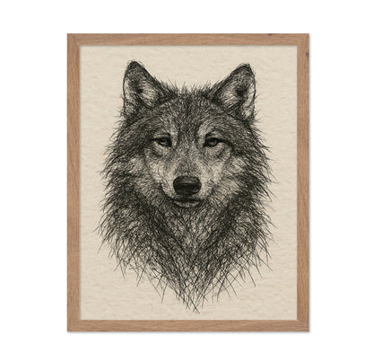 Wild Wolf Portrait