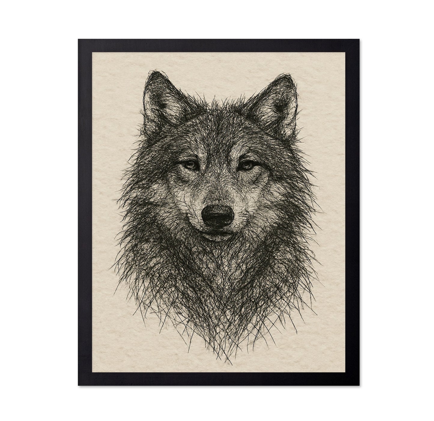 Wild Wolf Portrait