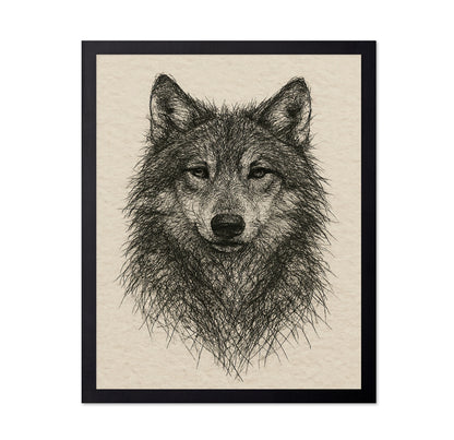 Wild Wolf Portrait