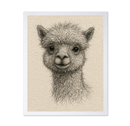 Gentle Alpaca Face