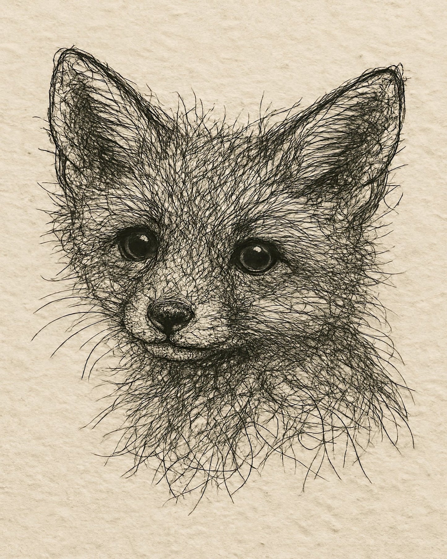 Curious Fox Face