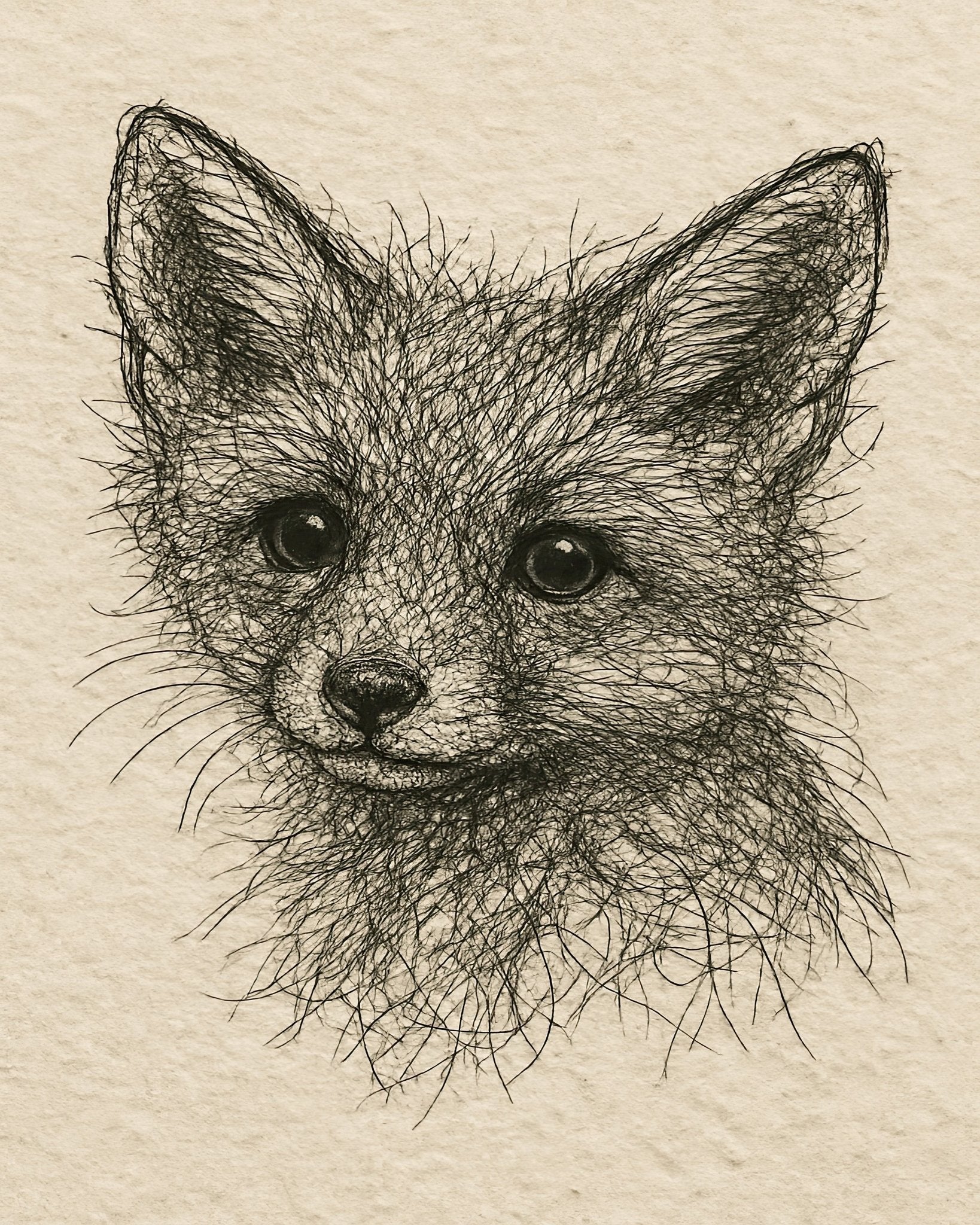 Curious Fox Face