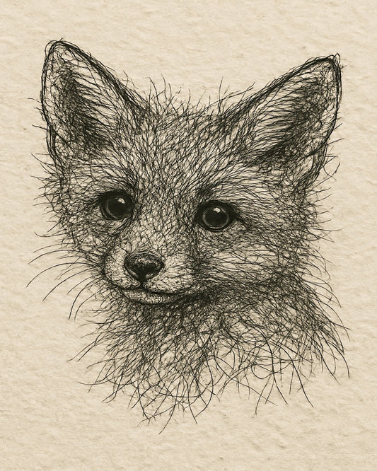 Curious Fox Face